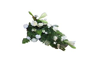 Blommor till begravning Mariefred - Beställ blommor till begravning - Sorgbukett flera färger 2