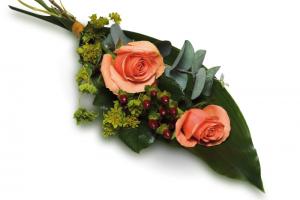 Blommor till begravning Mariefred - Kondoleansblommor - handbukett-14
