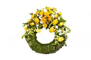 Blommor till begravning Mariefred - Kransar och dekorationer - krans-1222008